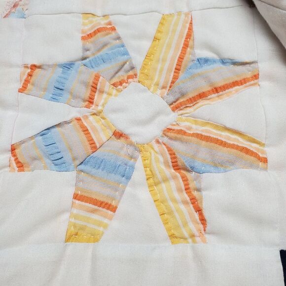 Hand Quilted Baby Blanket/Table Cover. 38"x38" - Picture 1 of 10